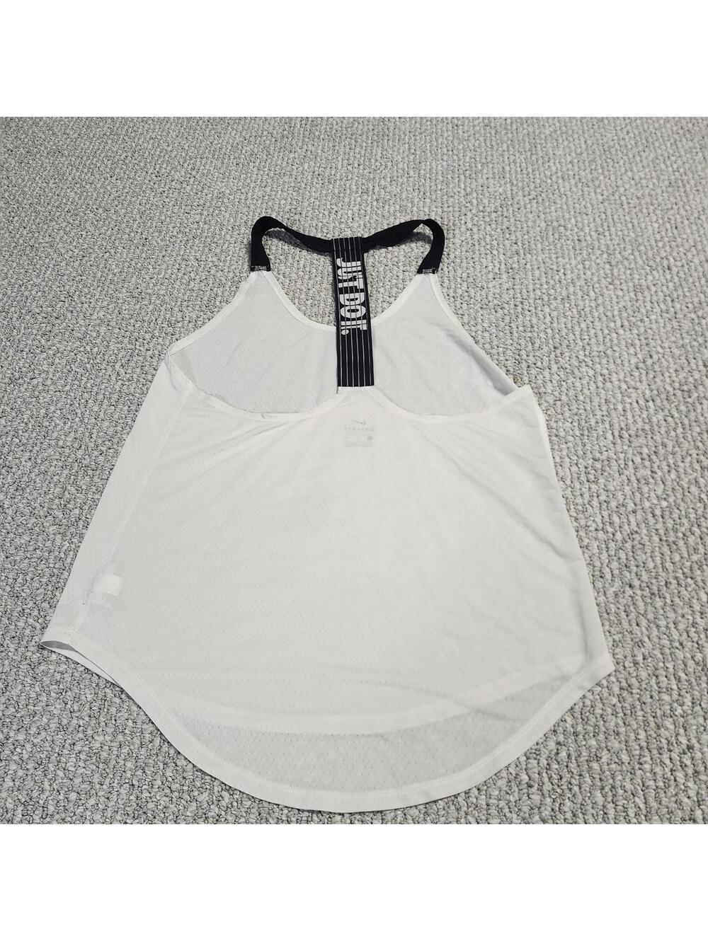 Nike White Racerback Athletic Tank Top Size Small - Picture 6 of 7
